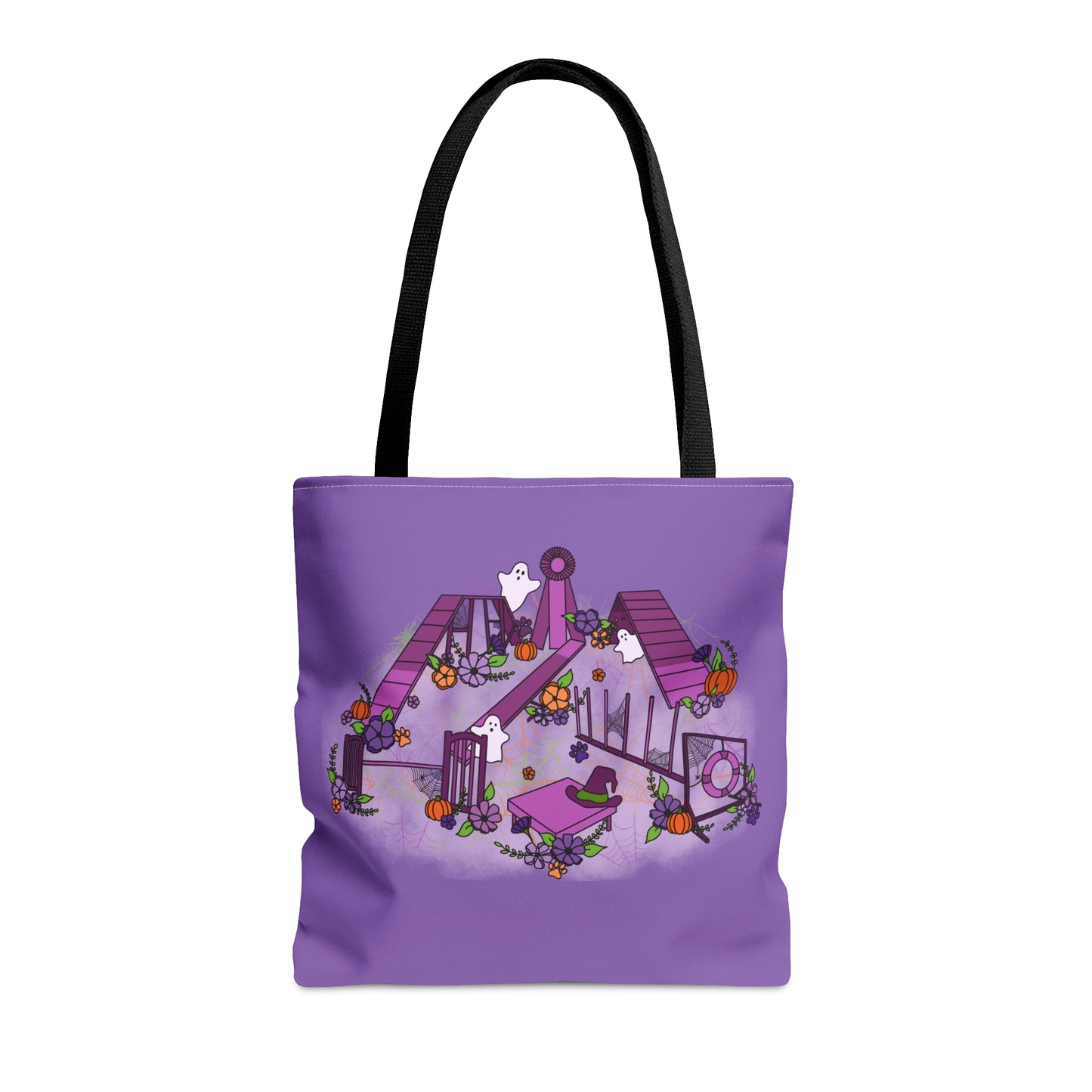 Spooky Halloween Agility Equipment Tote Bag