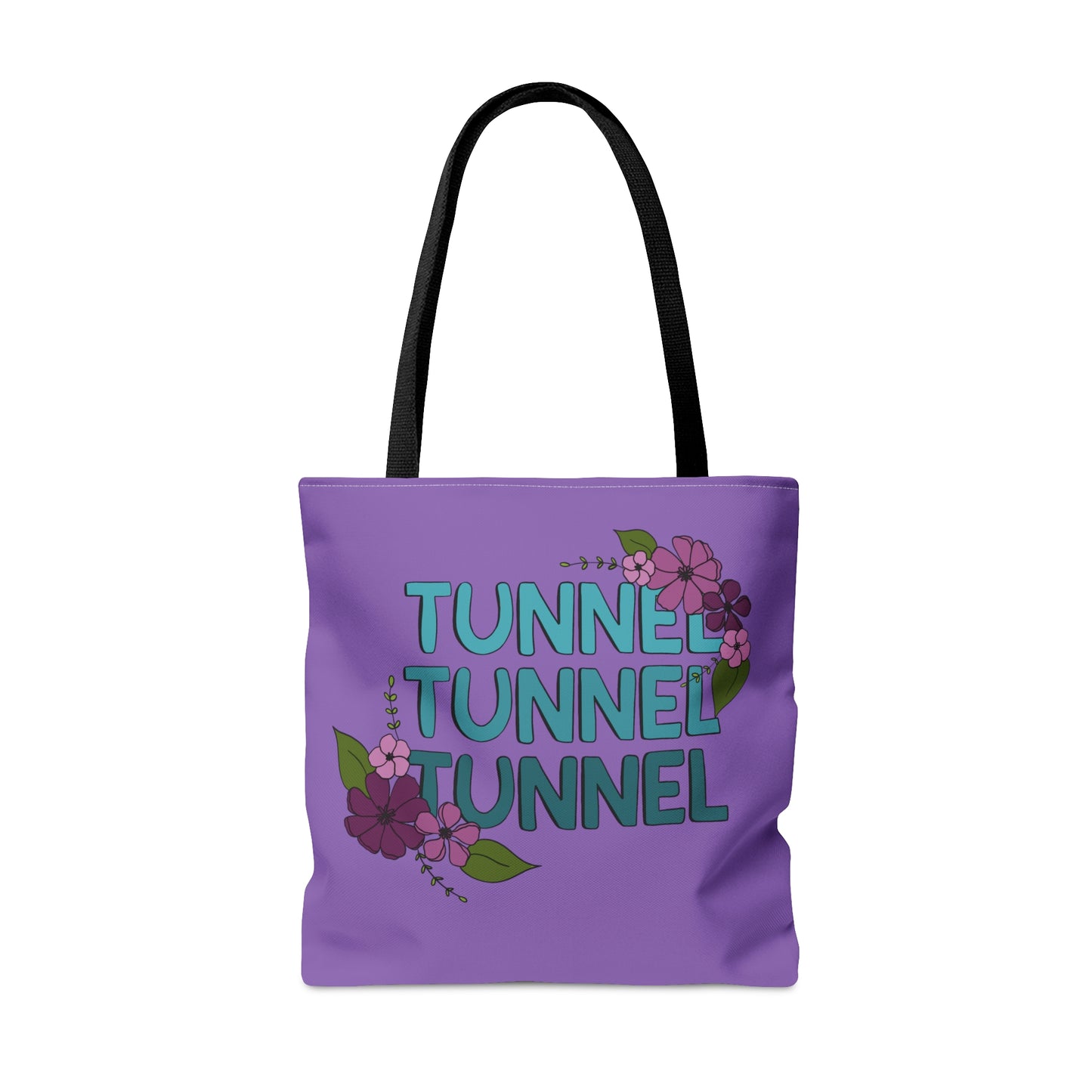 Dog Agility Tunnel Tunnel Tunnel Floral Tote Bag