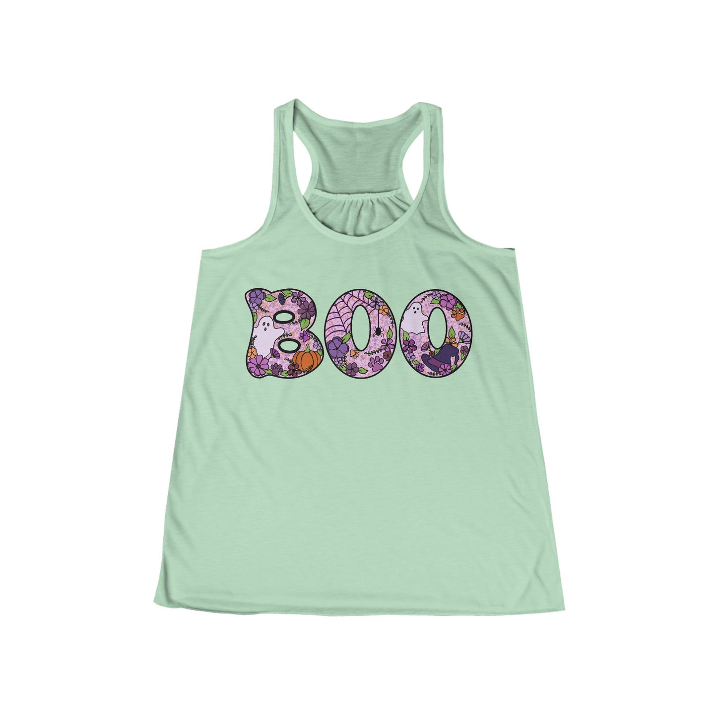 Boo Dog Women's Flowy Racerback Tank