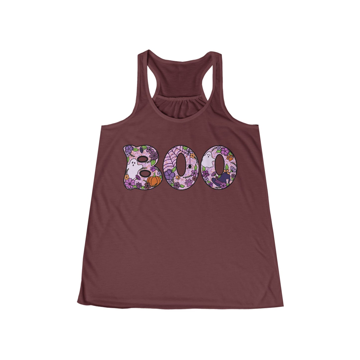 Boo Dog Women's Flowy Racerback Tank