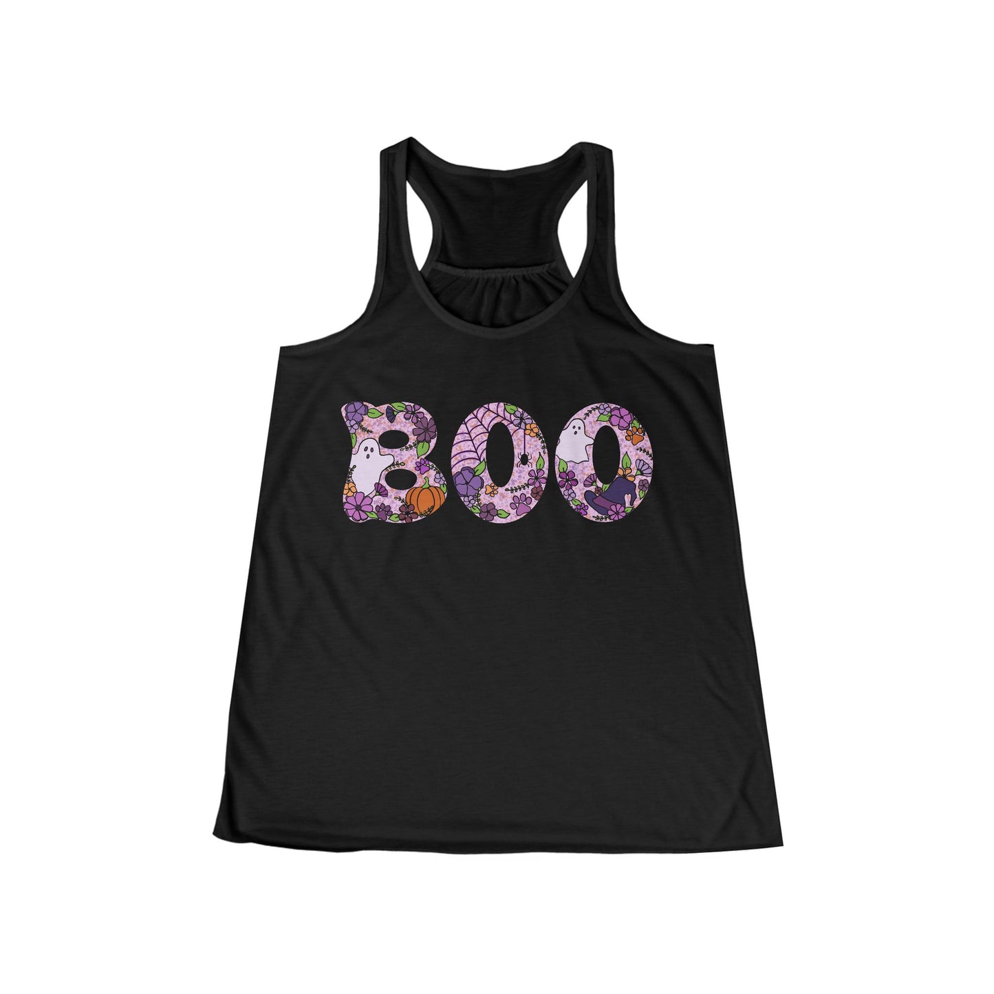 Boo Dog Women's Flowy Racerback Tank