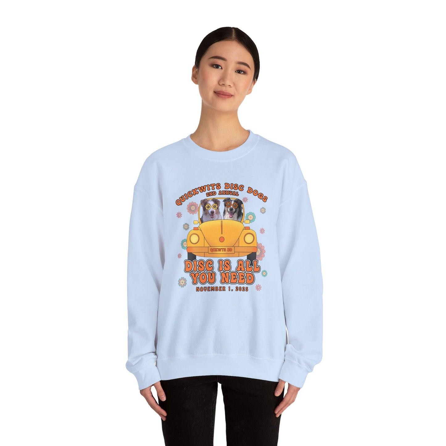 Unisex Crew Disc is All You Need Sweatshirt