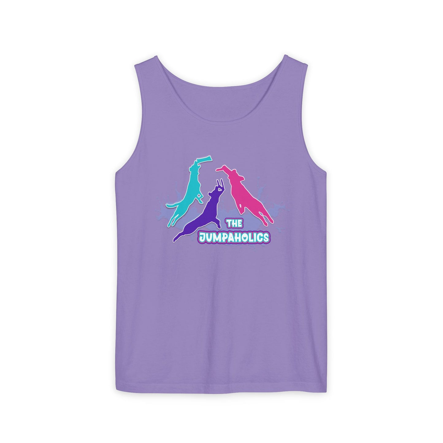 Jumpaholics Full Front Unisex Garment-Dyed Tank Top