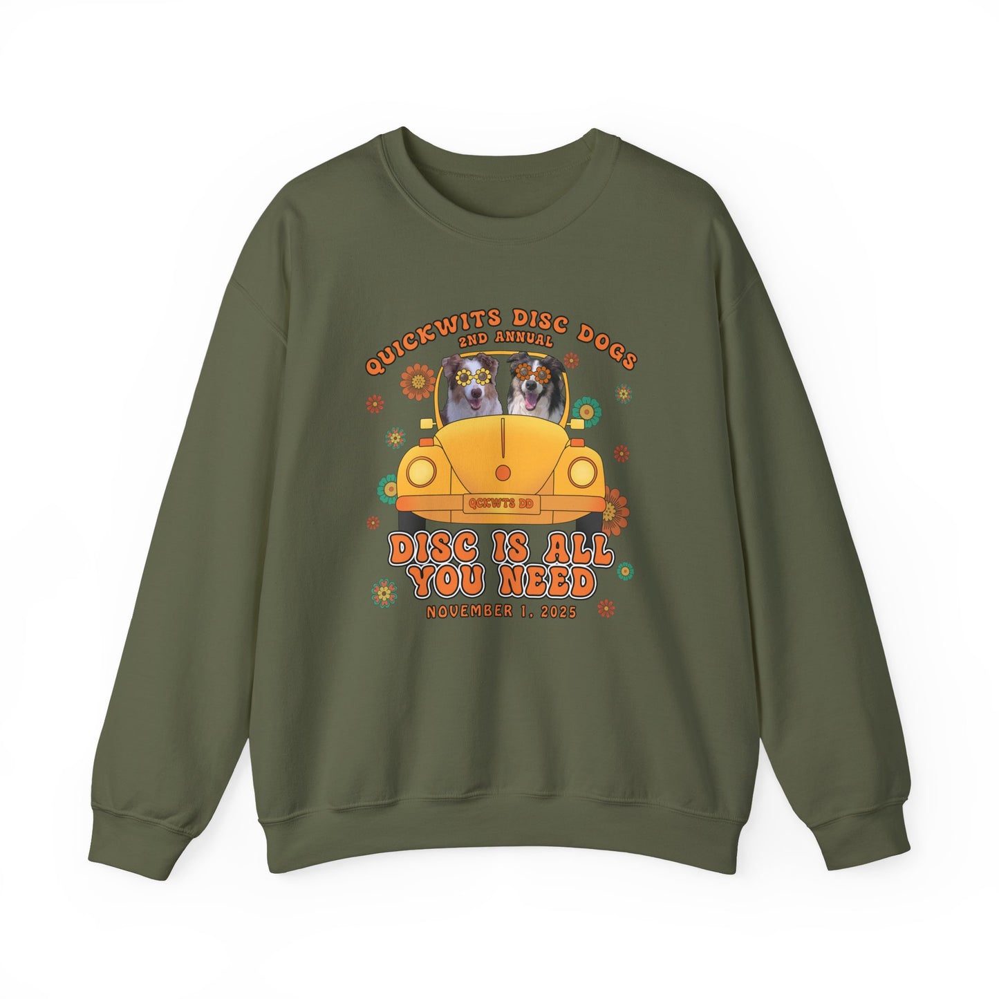 Unisex Crew Disc is All You Need Sweatshirt