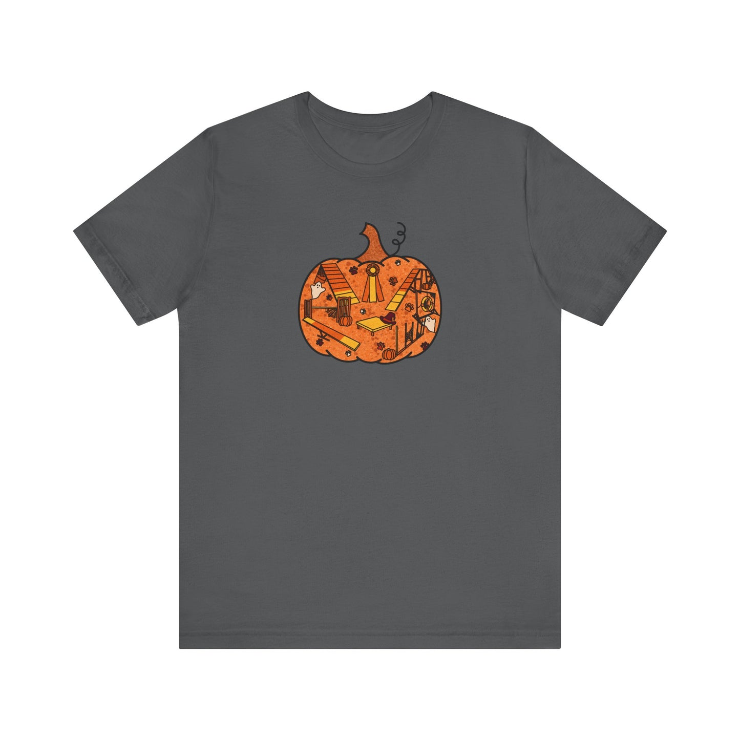 Candy Corn Agility Pumpkin Unisex Jersey Short Sleeve Tee