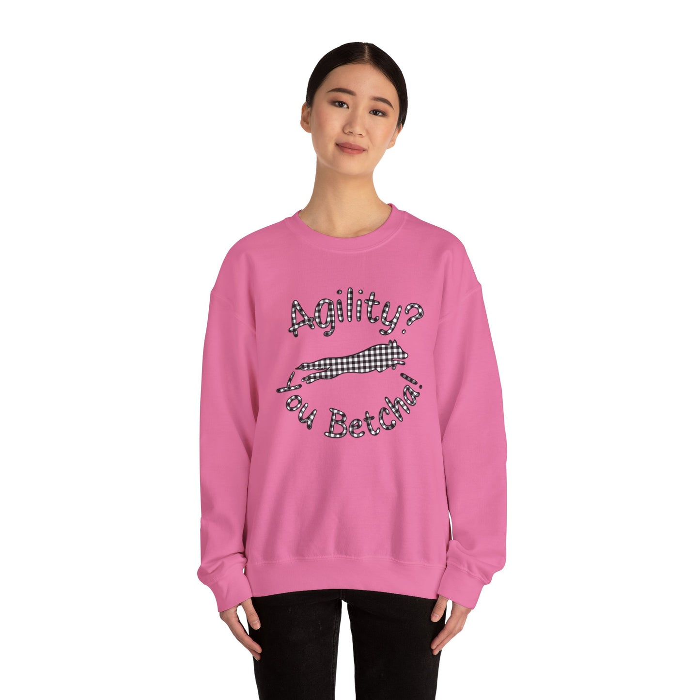 Agility? You Betcha! Heavy Blend™ Crewneck Sweatshirt