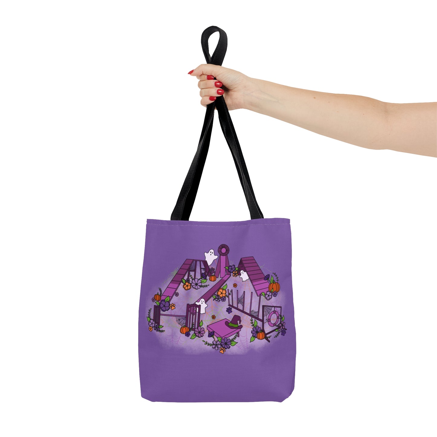 Spooky Halloween Agility Equipment Tote Bag