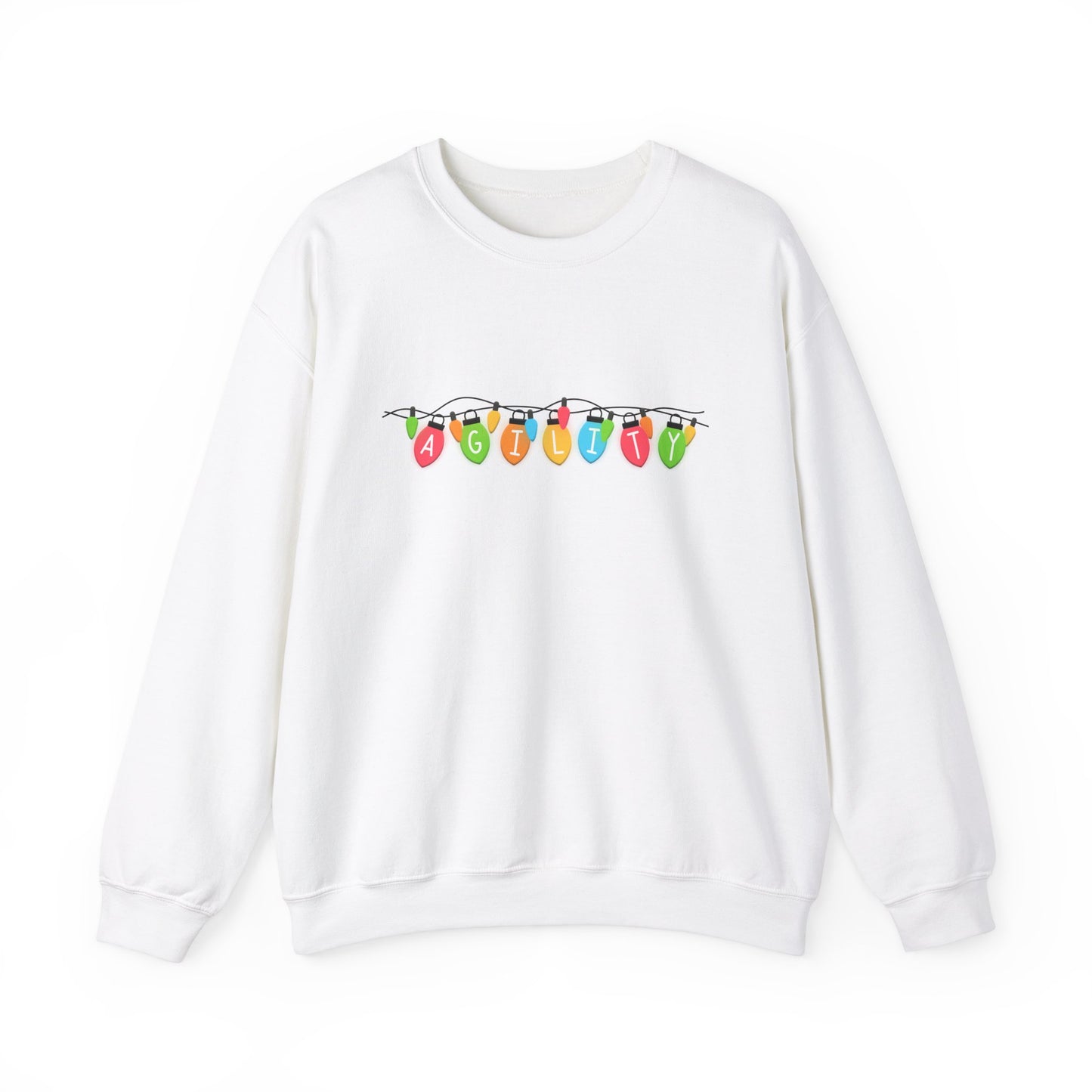 Agility Holiday Lights Heavy Blend™ Crewneck Sweatshirt