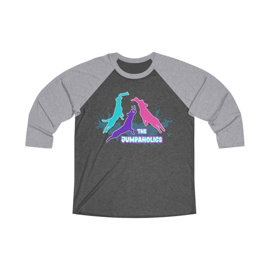 Jumpaholics Unisex Tri-Blend 3\4 Raglan Tee