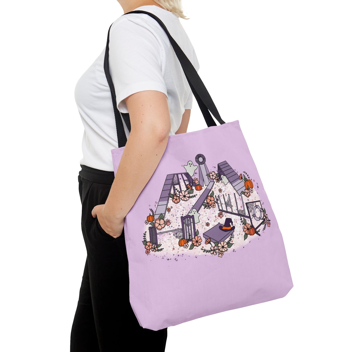 Pastel Halloween Agility Equipment Tote Bag