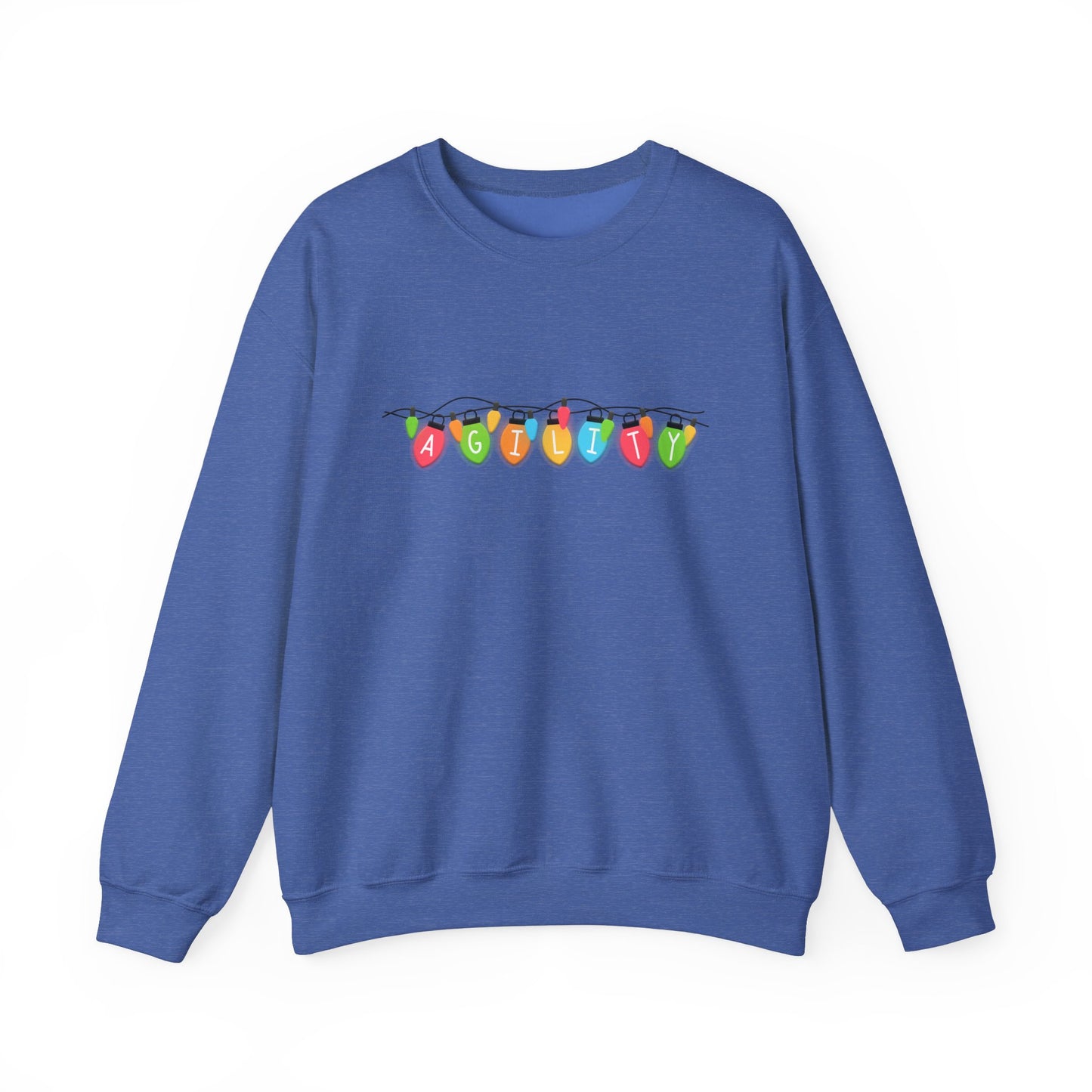 Agility Holiday Lights Heavy Blend™ Crewneck Sweatshirt