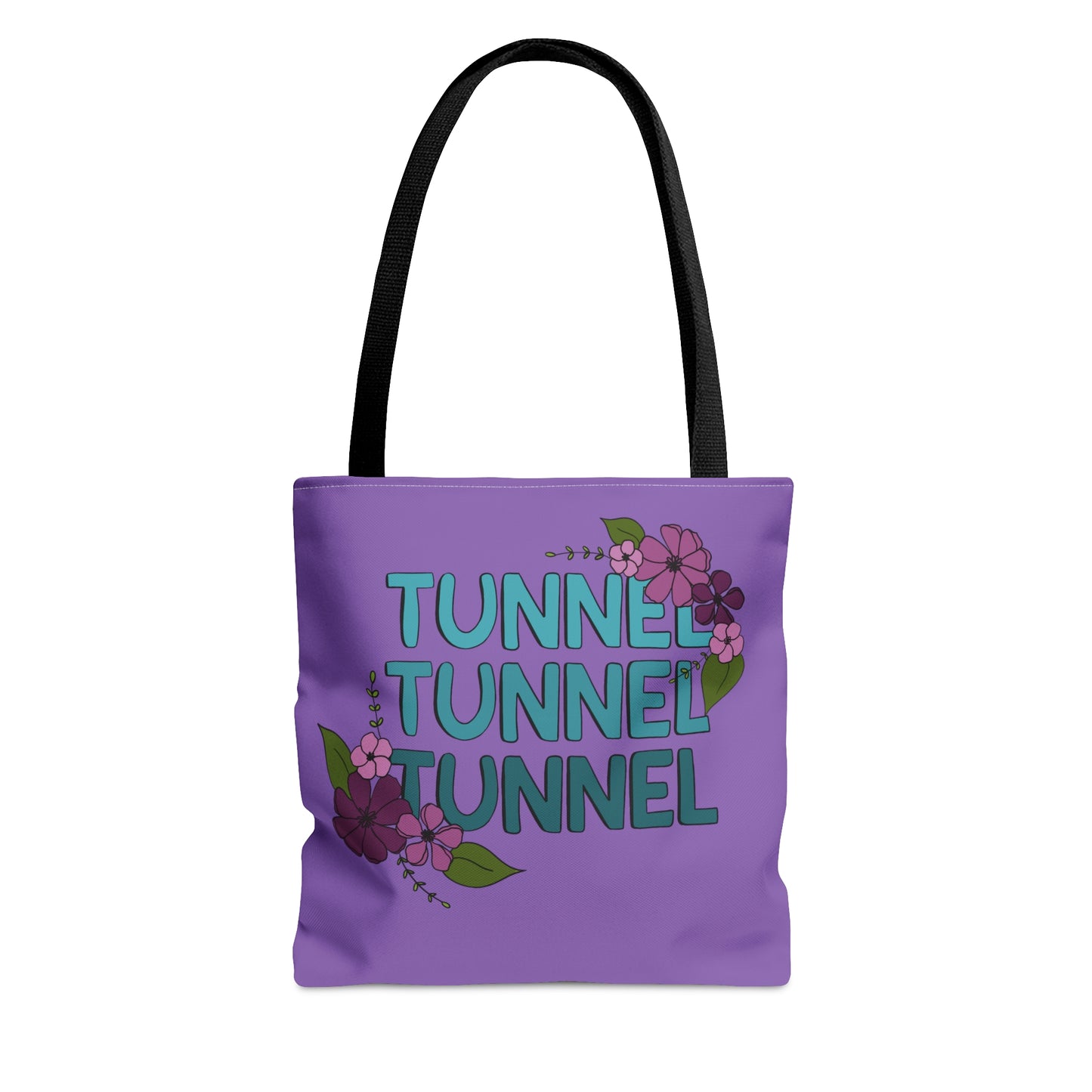 Dog Agility Tunnel Tunnel Tunnel Floral Tote Bag