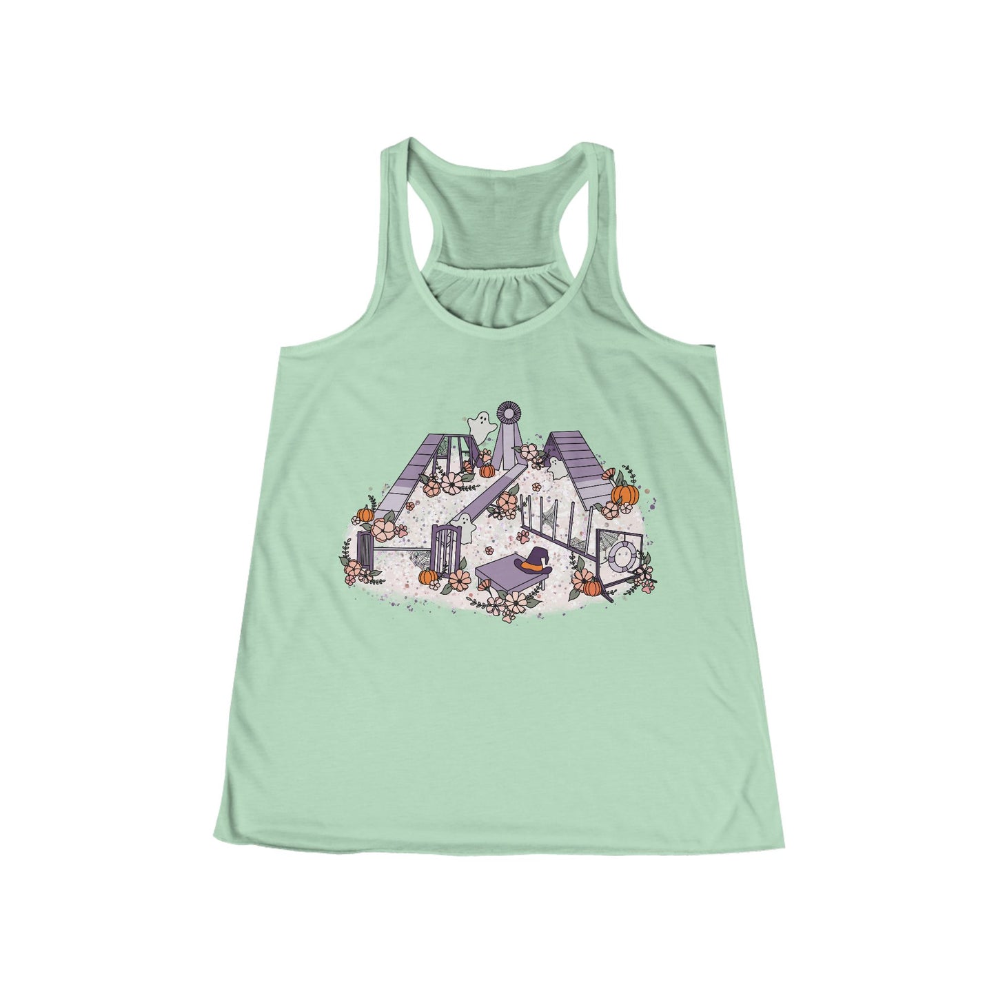 Pastel Agility Equipment Women's Flowy Racerback Tank