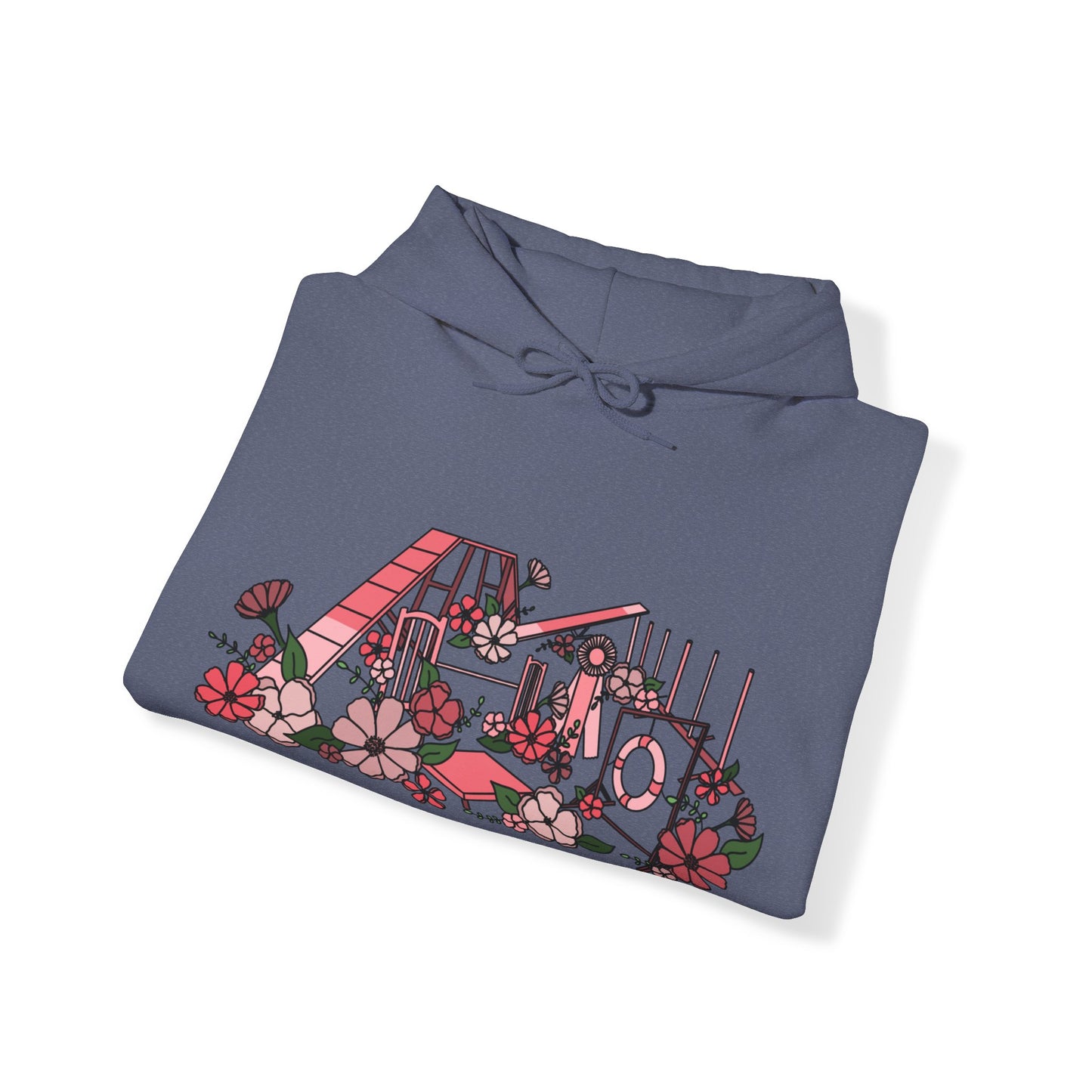 Agility Equipment Floral Unisex Heavy Blend Hooded Sweatshirt