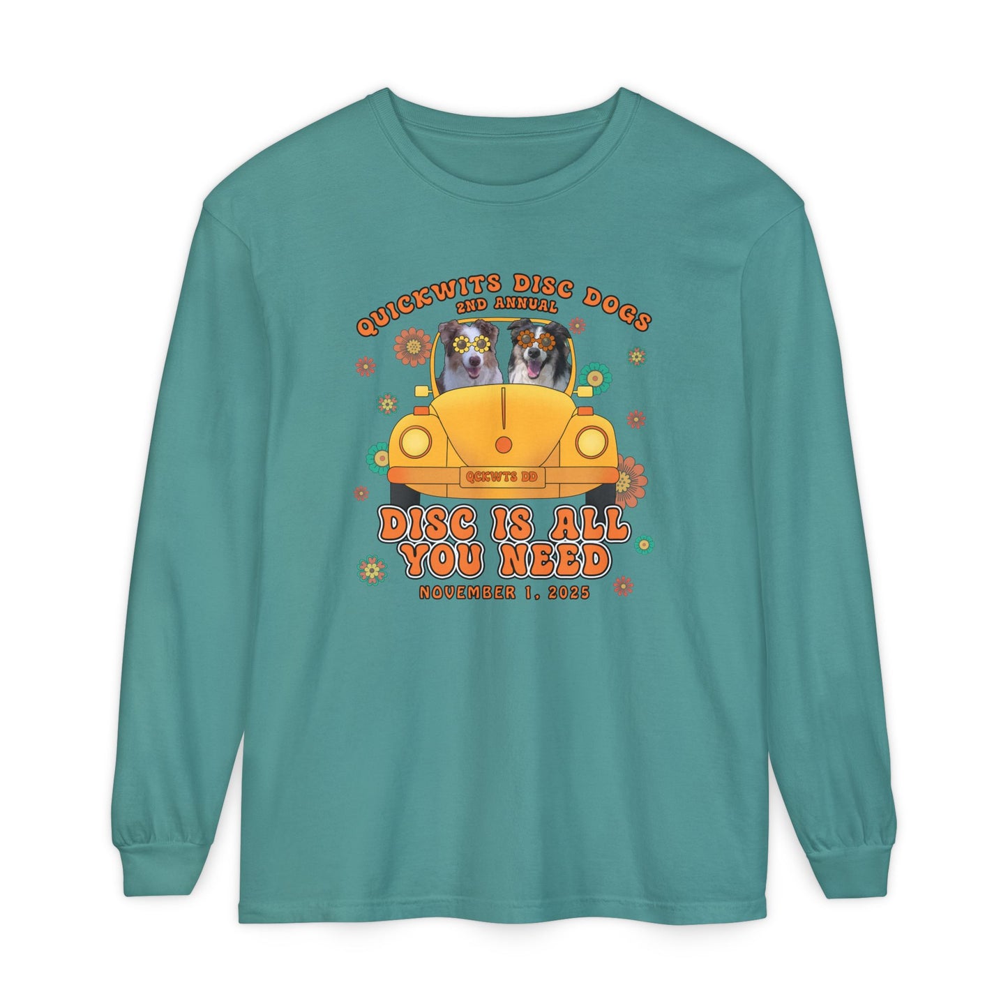 Comfort Colors Disc is All You Need Long Sleeve Shirt