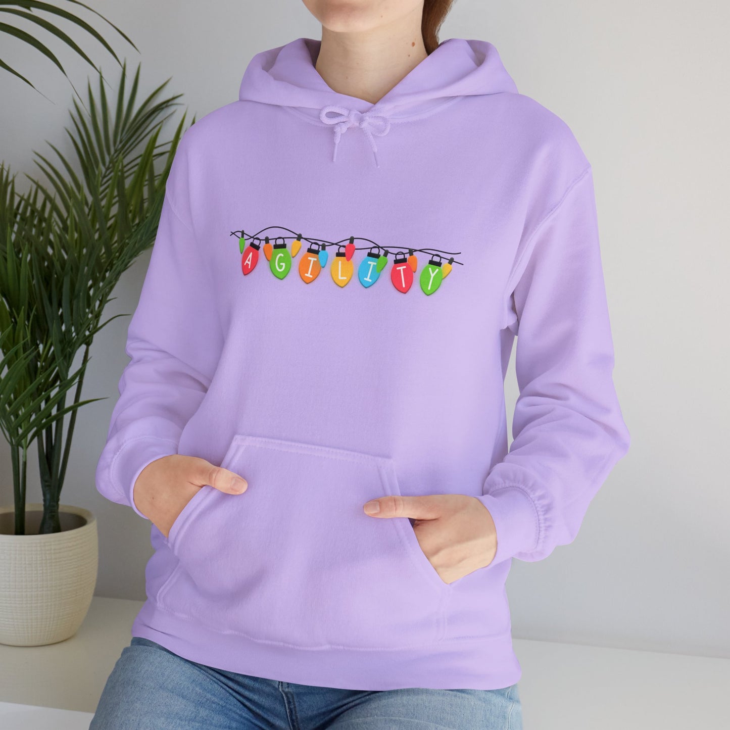 Agility Holiday Lights Heavy Blend™ Hooded Sweatshirt