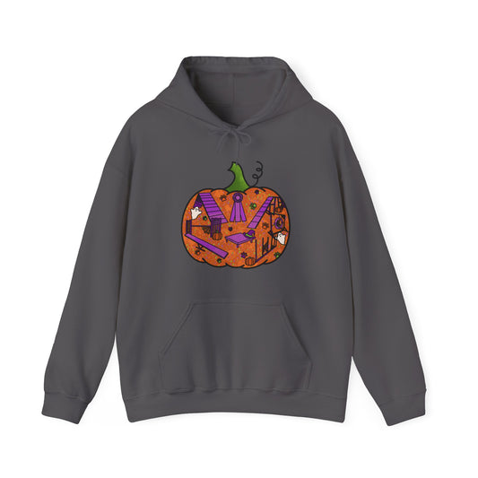 Spooky Pumpkin Unisex Heavy Blend™ Hooded Sweatshirt