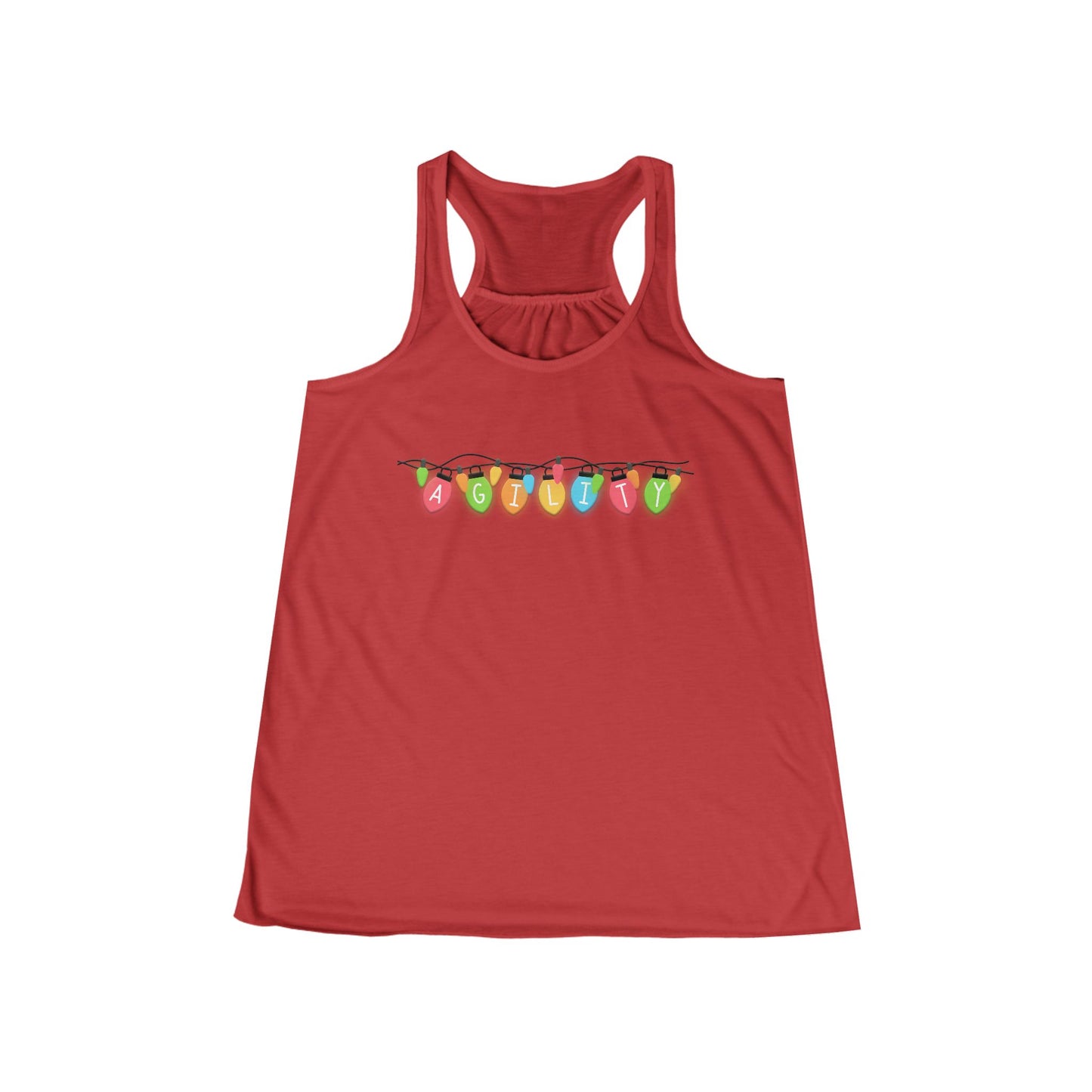 Agility Holiday Lights Women's Flowy Tank