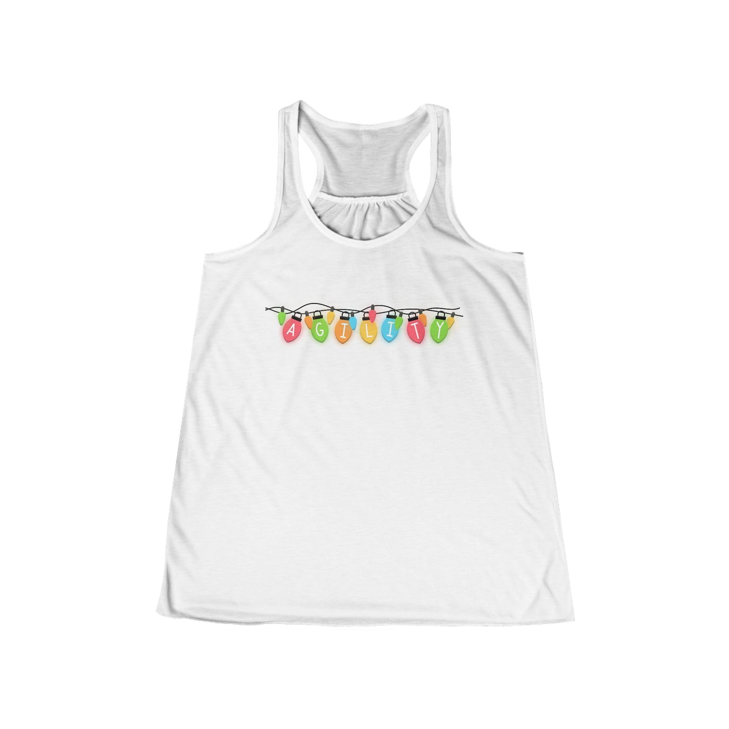 Agility Holiday Lights Women's Flowy Tank