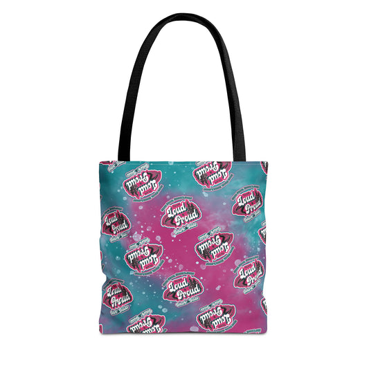Team Loud and Proud Pattern Tote