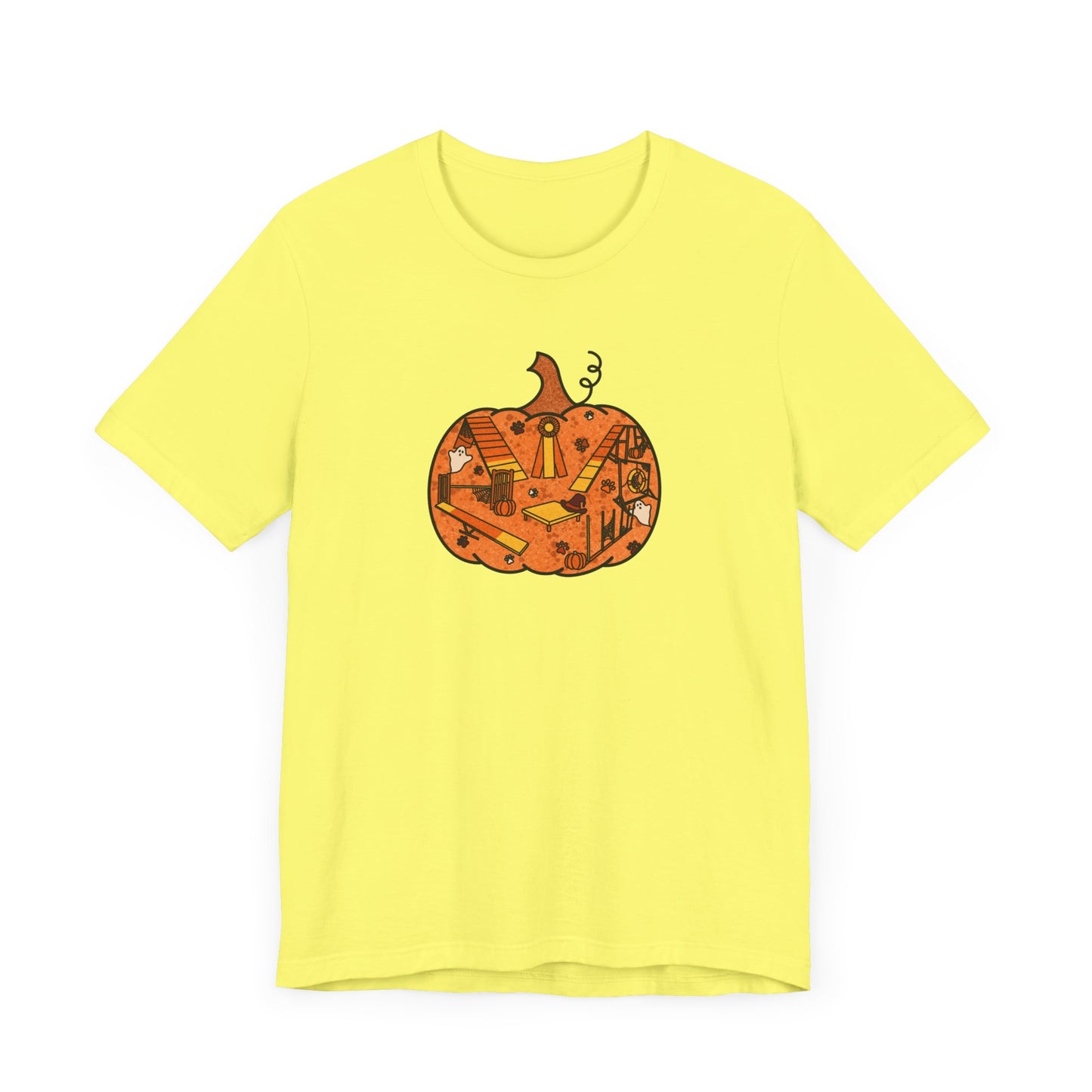 Candy Corn Agility Pumpkin Unisex Jersey Short Sleeve Tee