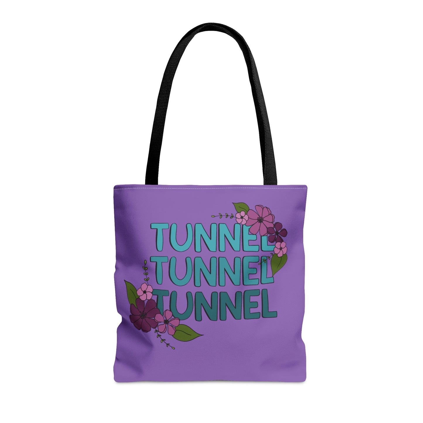 Dog Agility Tunnel Tunnel Tunnel Floral Tote Bag