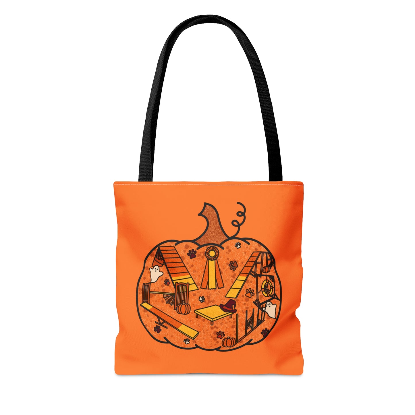 Candy Corn Pumpkin Tote Bag