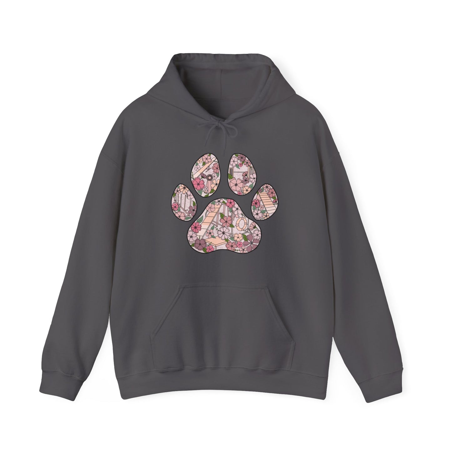 Agility Paw Unisex Heavy Blend Hooded Sweatshirt