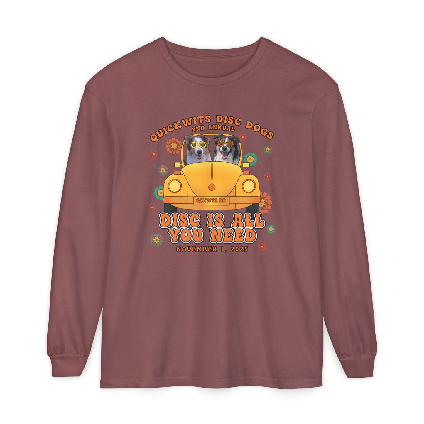 Comfort Colors Disc is All You Need Long Sleeve Shirt