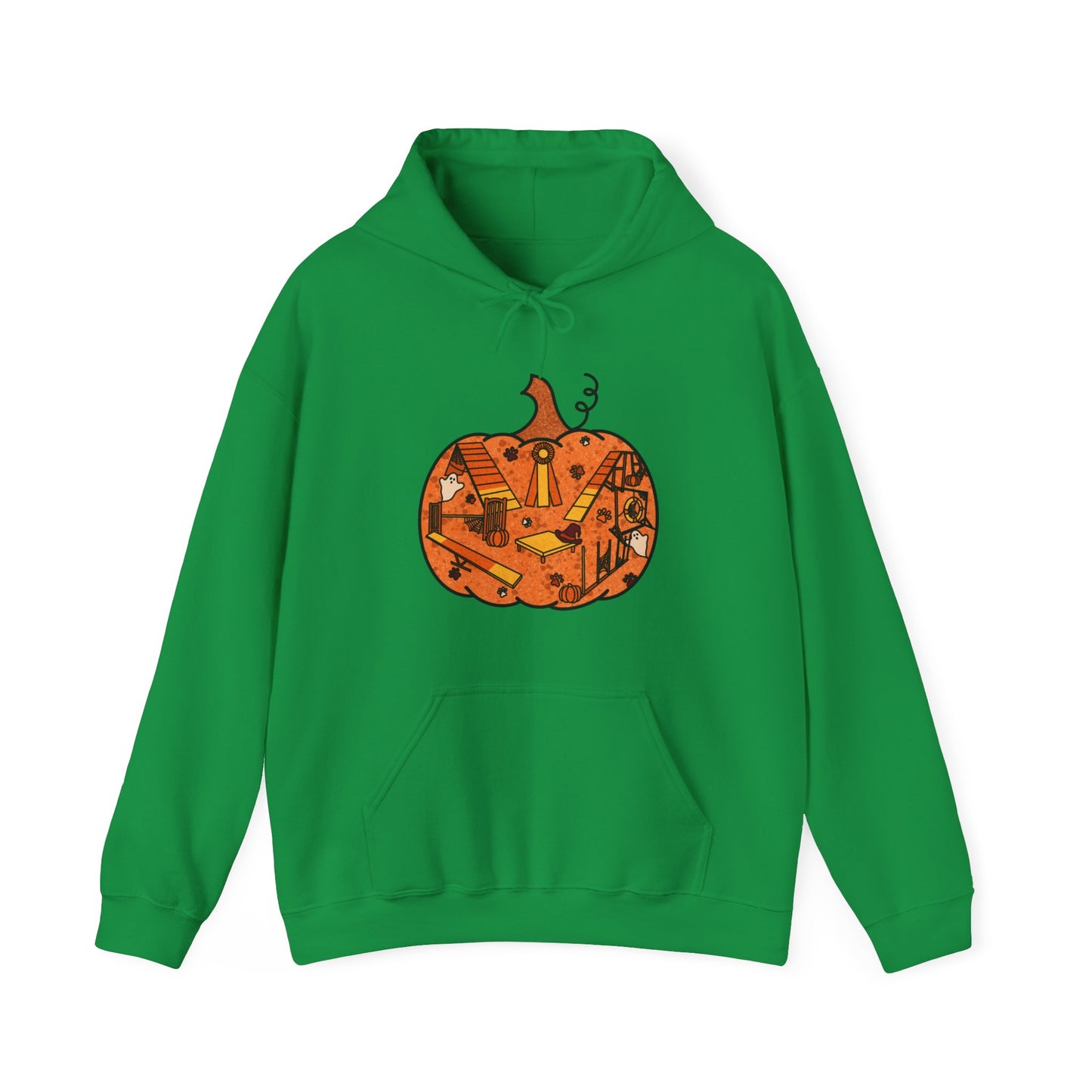 Candy Corn Pumpkin Unisex Heavy Blend™ Hooded Sweatshirt