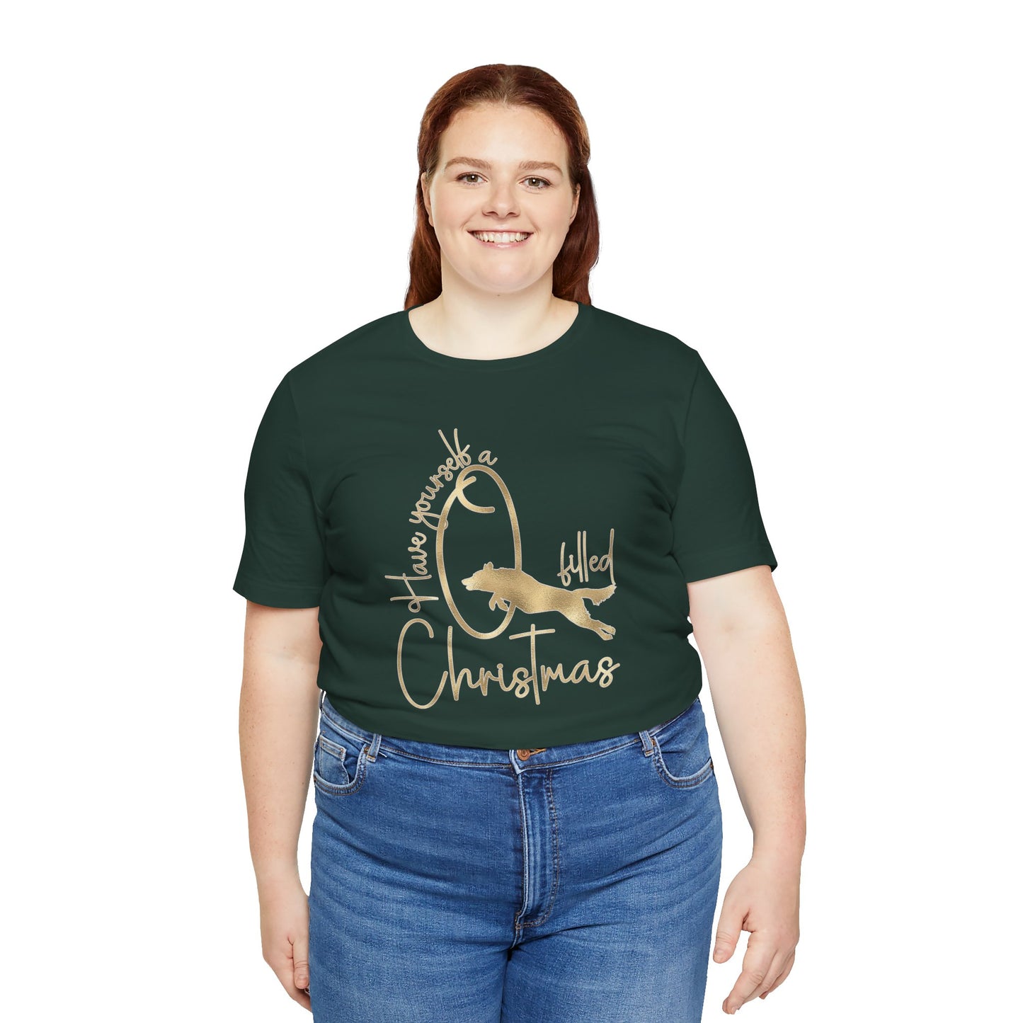 Have Yourself a Q Filled Christmas Bella + Canvas Short Sleeve Tee