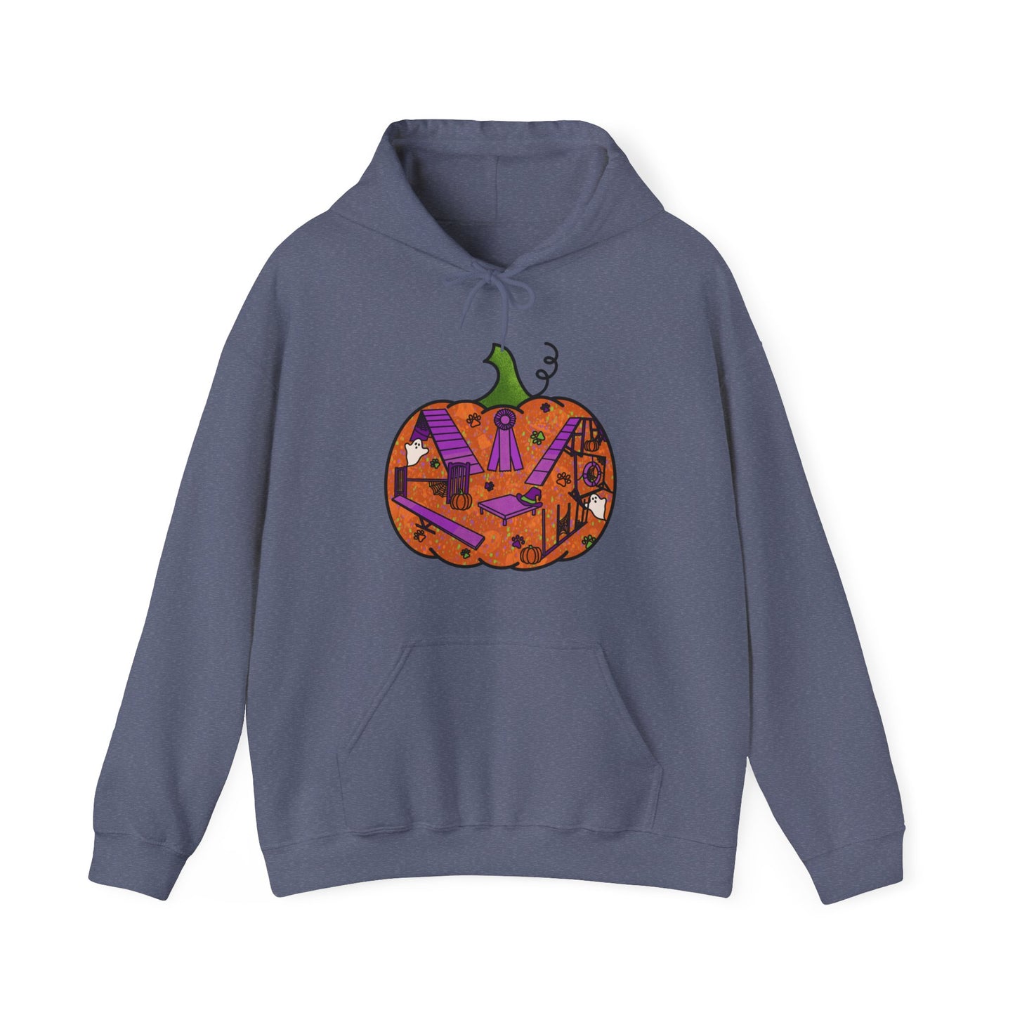 Spooky Pumpkin Unisex Heavy Blend™ Hooded Sweatshirt