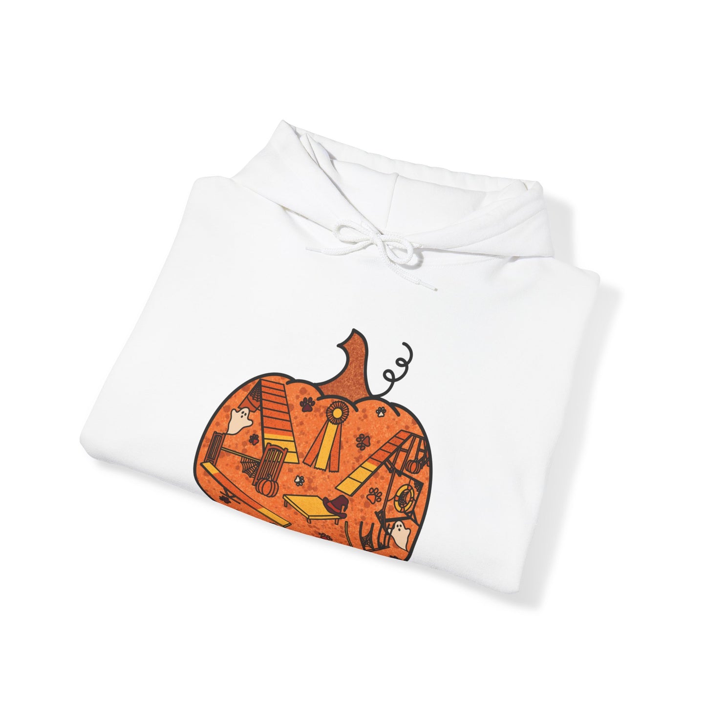 Candy Corn Pumpkin Unisex Heavy Blend™ Hooded Sweatshirt