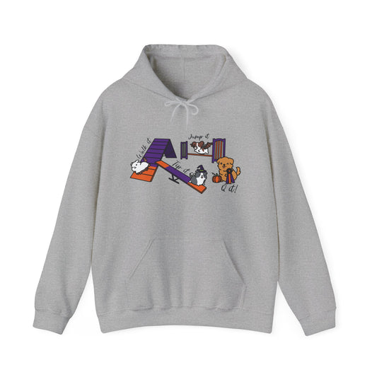 Halloween Agility Day Unisex Heavy Blend™ Hooded Sweatshirt