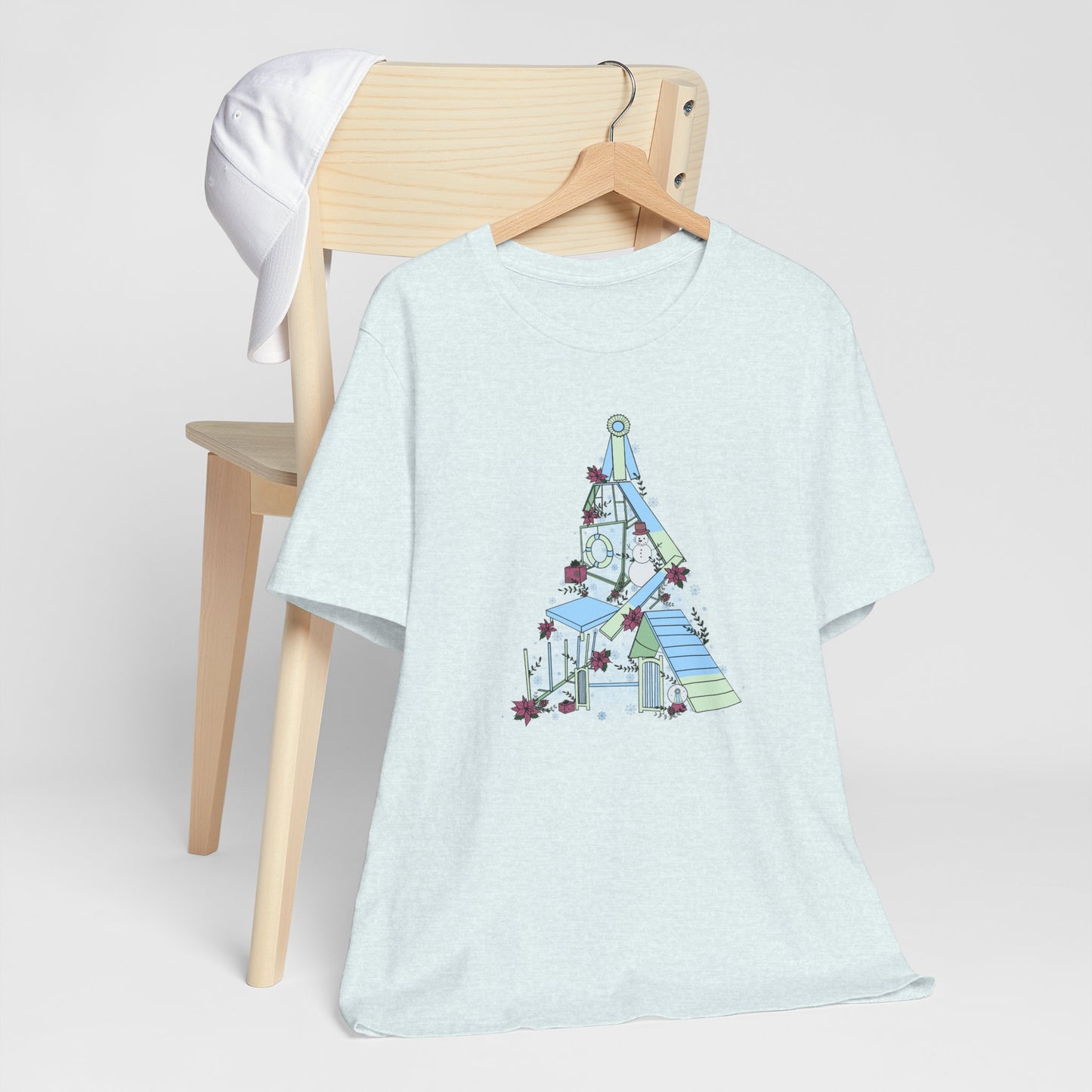 Holly Jolly Agility Tree Bella + Canvas Short Sleeve Tee