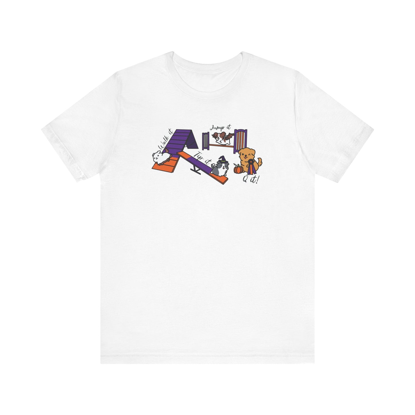 Halloween Agility Day Unisex Jersey Short Sleeve Tee