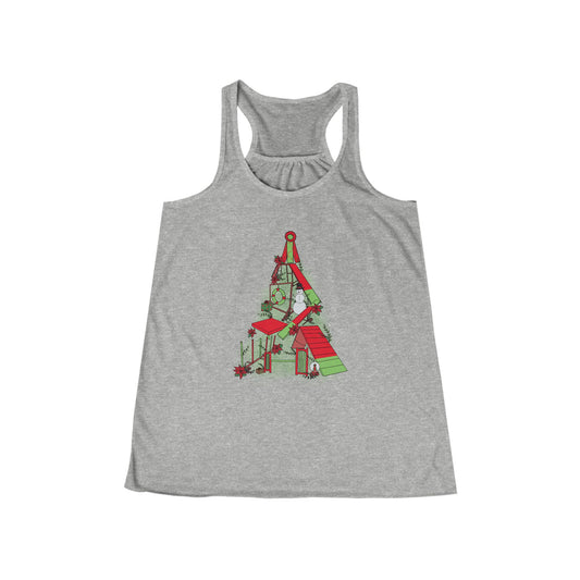 Merry and Bright Women's Flowy Tank