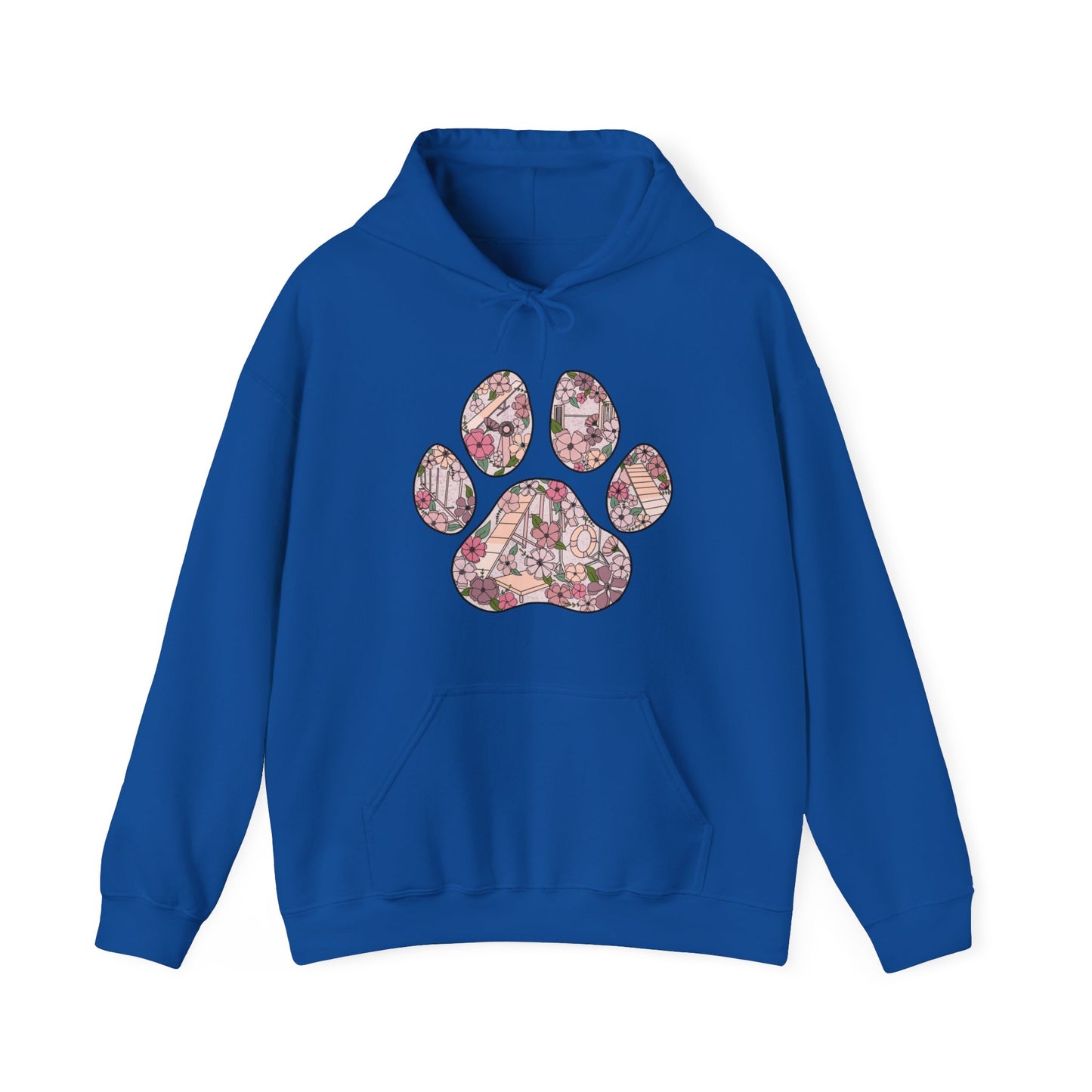 Agility Paw Unisex Heavy Blend Hooded Sweatshirt