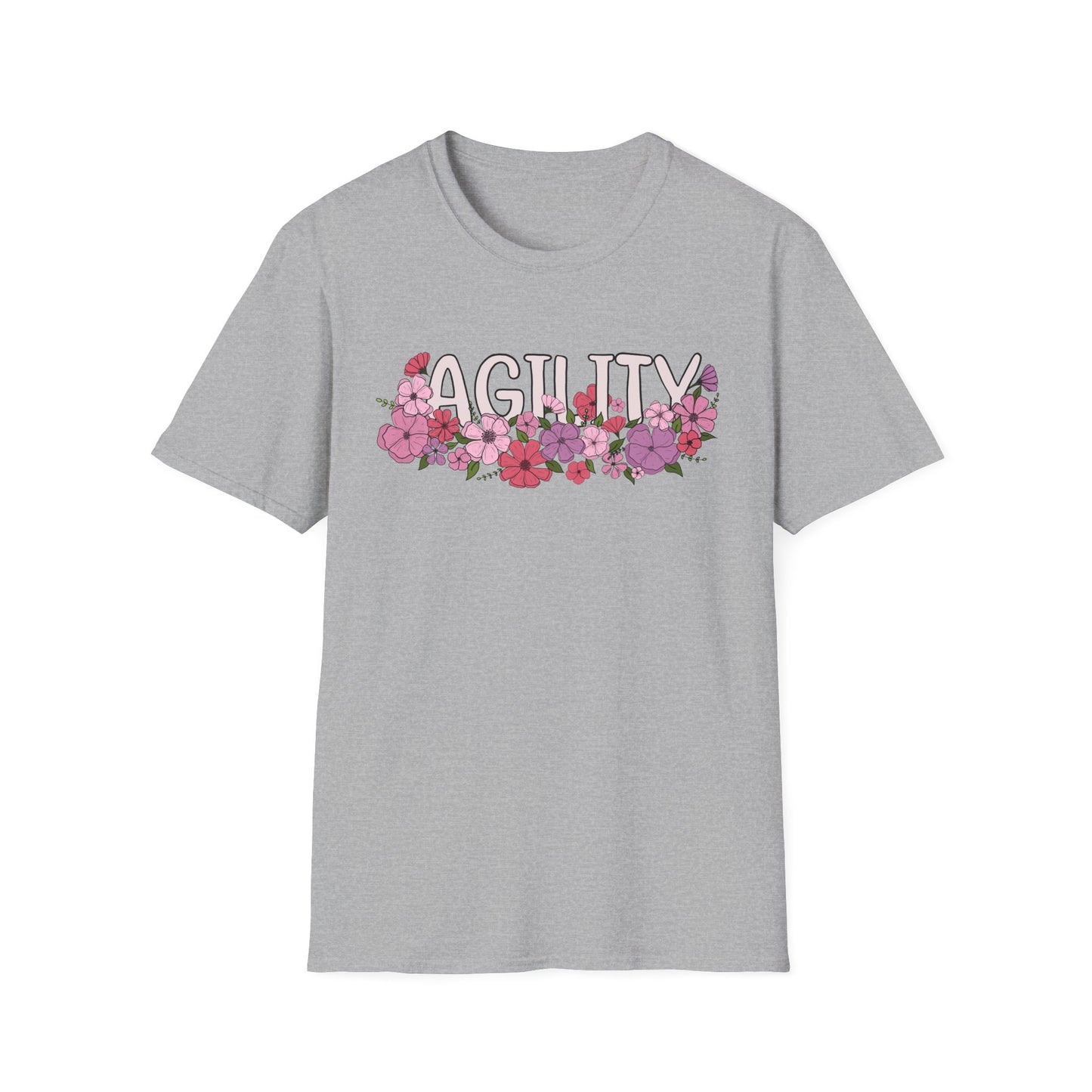 Floral Agility Gildan Unisex Softstyle Tshirt