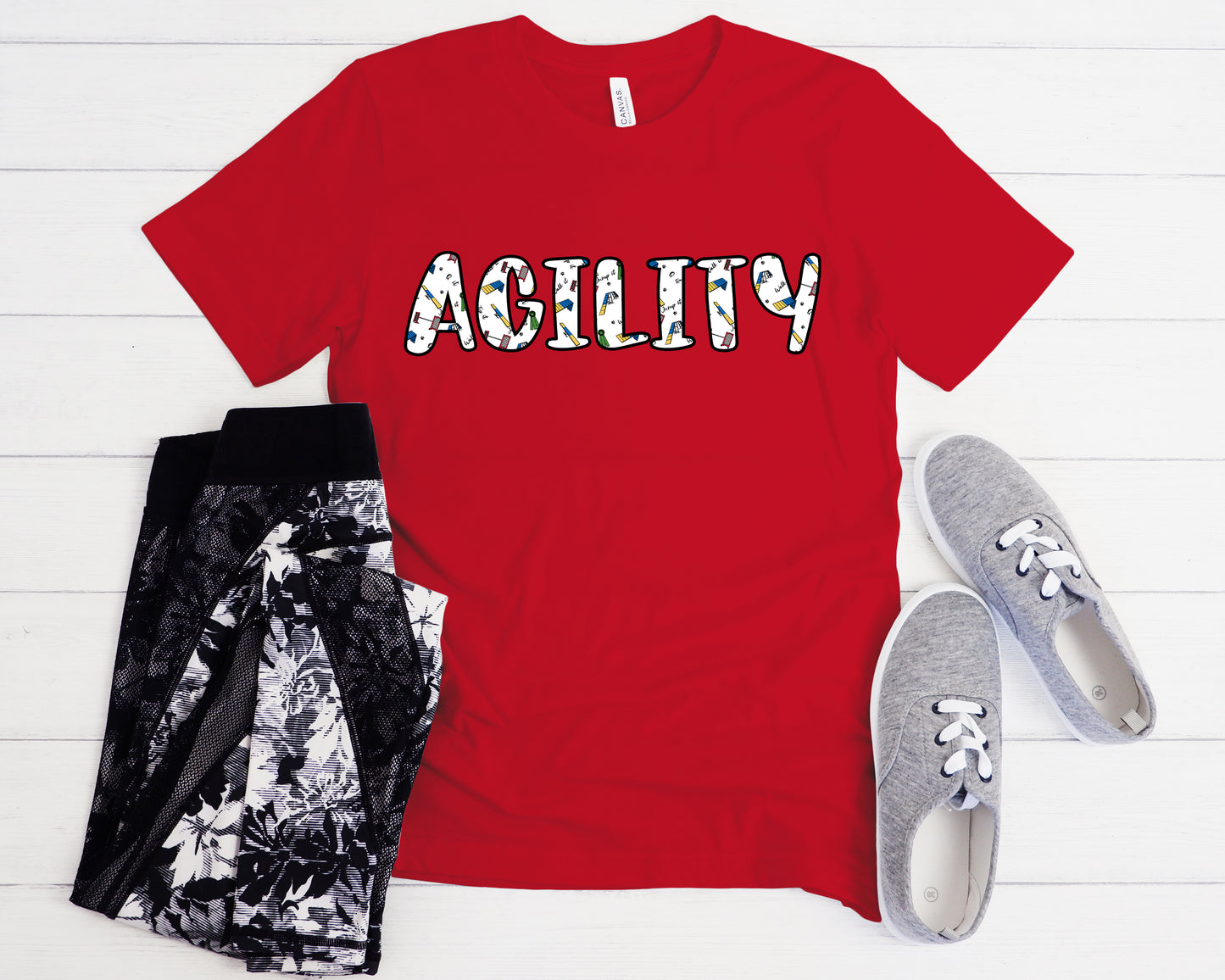 Agility Day Print Bella + Canvas Unisex Jersey T-Shirt