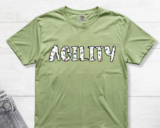 Agility Day Print Comfort Colors Unisex Heavyweight T-Shirt