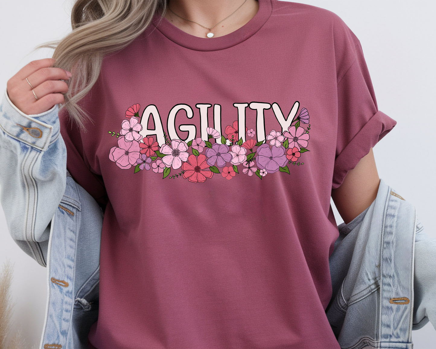 Floral Agility Comfort Colors Unisex Heavyweight T-Shirt