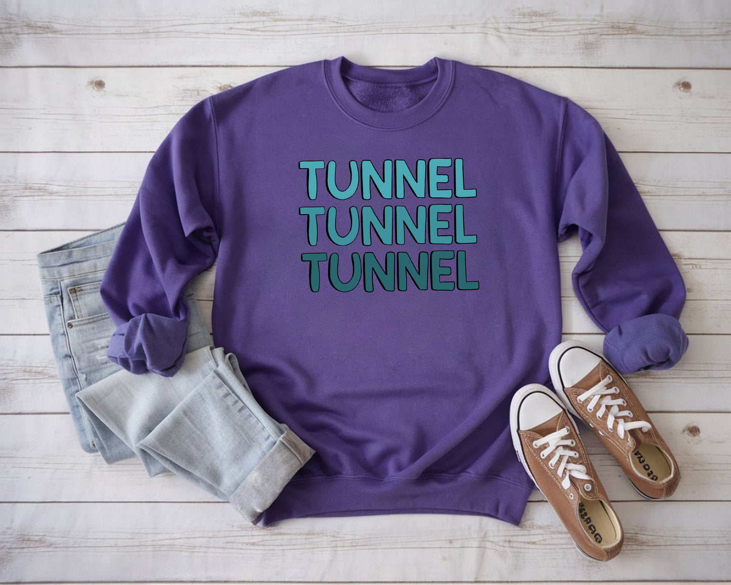Tunnel Tunnel Tunnel Gildan Unisex Heavy Blend™ 50/50 Fleece Crew