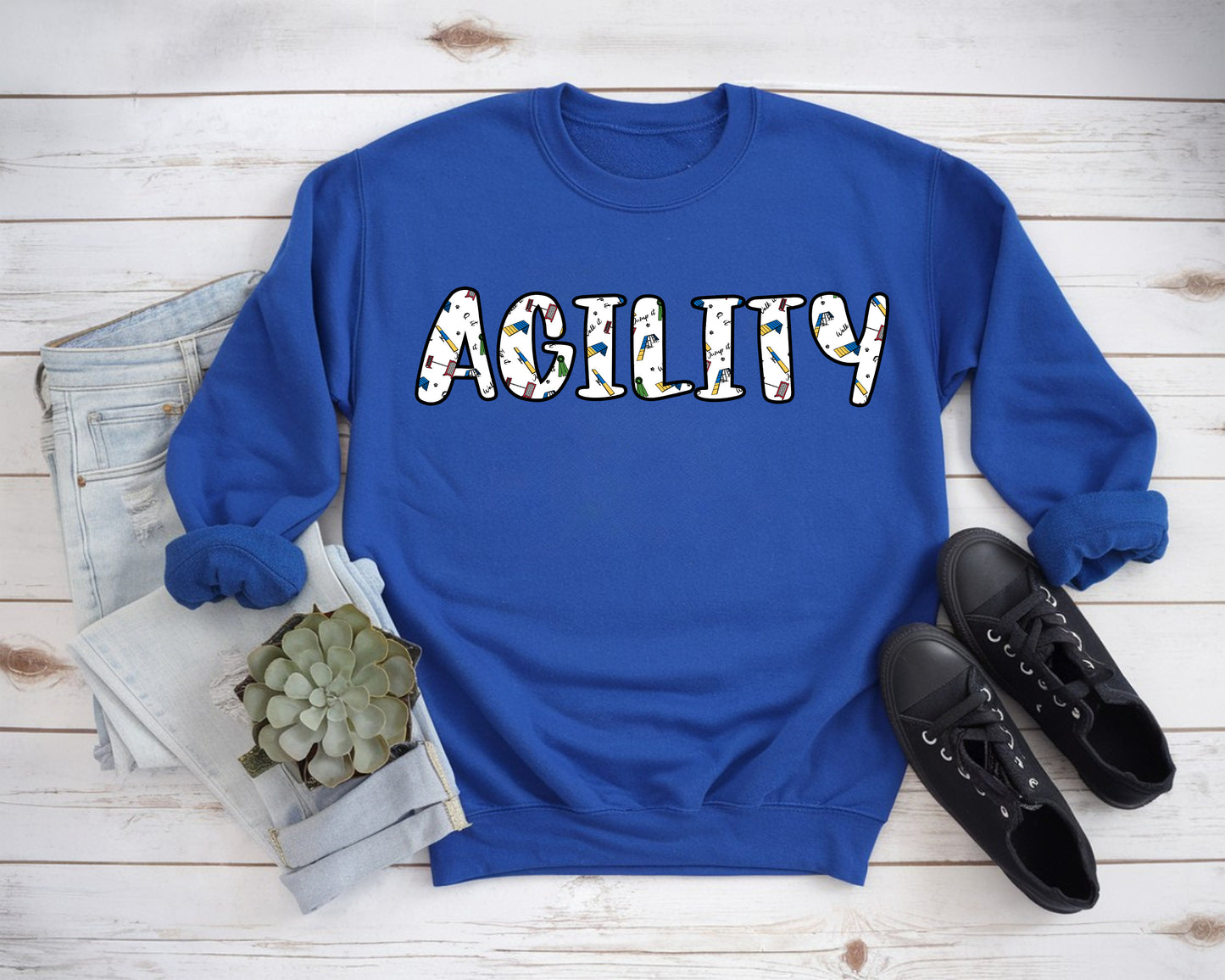 Agility Day Print Gildan Unisex Heavy Blend™ 50/50 Fleece Crew