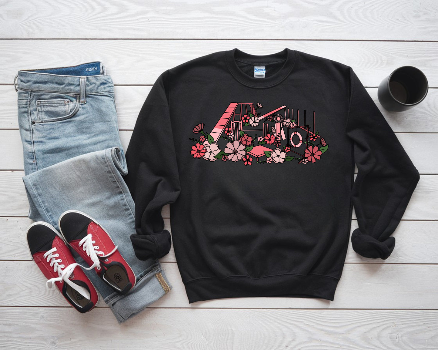 Floral Agility Equipment Gildan Unisex Heavy Blend™ 50/50 Fleece Crew