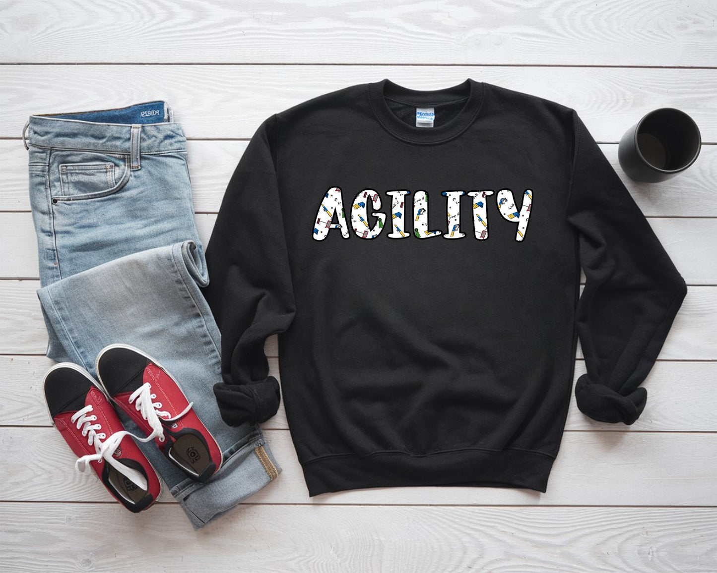 Agility Day Print Gildan Unisex Heavy Blend™ 50/50 Fleece Crew