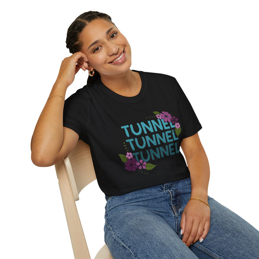 Tunnel Tunnel Tunnel Floral Gildan Unisex Softstyle Tshirt