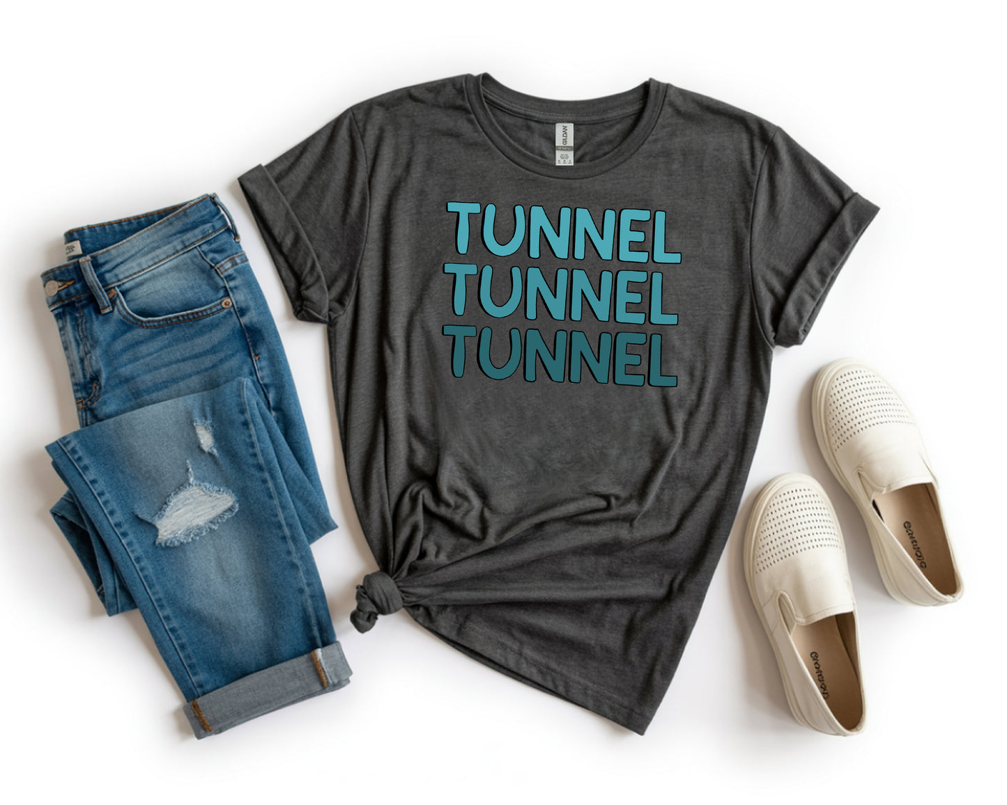 Tunnel Tunnel Tunnel Gildan Unisex Softstyle Tshirt
