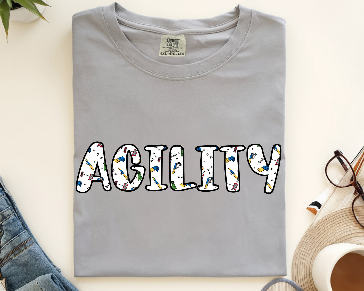 Agility Day Words Gildan Unisex Softstyle Tshirt