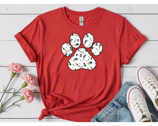 Agility Day Paw Gildan Unisex Softstyle Tshirt